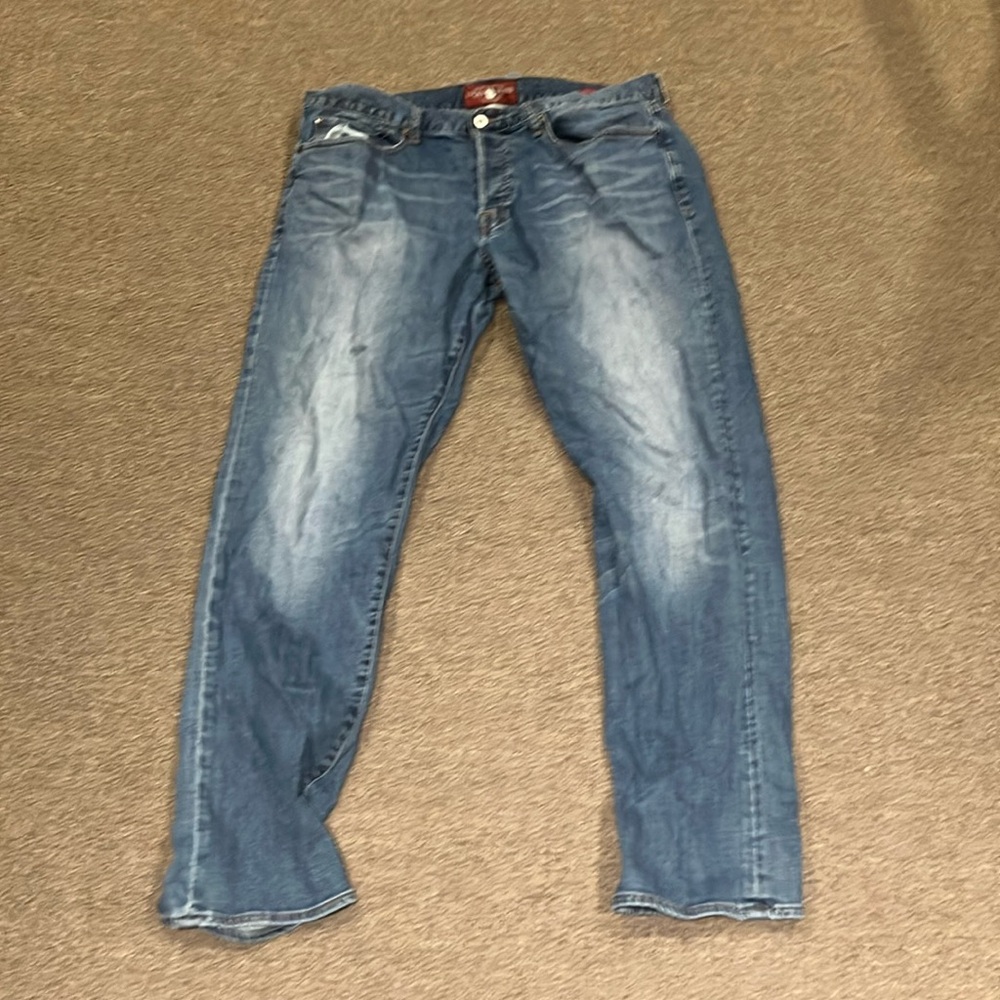 Washed lucky jeans